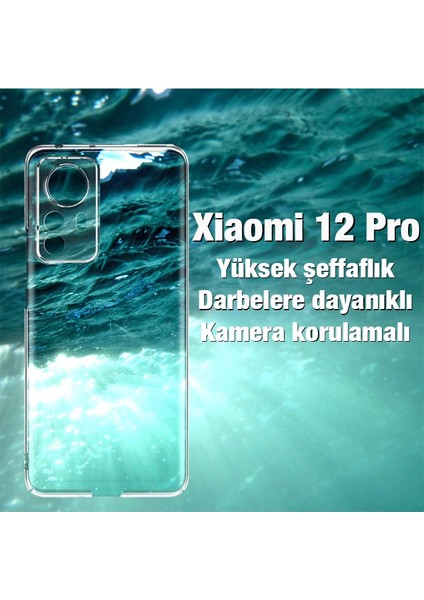 Ally Xiaomi 12 Pro Kılıf Kamera Korumalı Ultra Ince Şeffaf Silikon KILIF-(1903) fiyatları