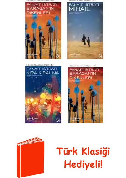 Panait Istrati 4 Kitap Seti + Türk Klasiği Hediye