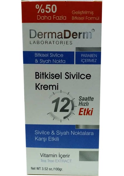 Bitkisel Akne Sivilce Kremi 100 gr modelleri