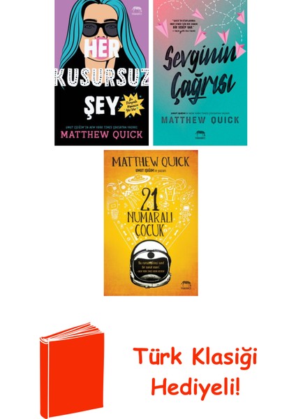 Matthew Quick 3 Kitap Seti + Türk Klasiği Hediye