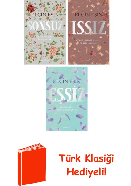 Elçin Eşin 3 Kitap Seti + Türk Klasiği Hediye