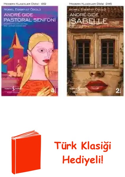 André Gide 2 Kitap Seti + Türk Klasiği Hediye