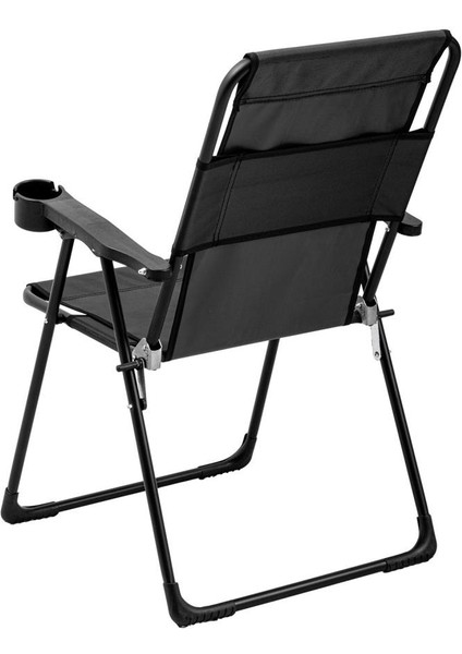 2 Adet Katlanır Kamp Sandalyesi ve Masa Seti - Rest - Taşıma Çantalı - Siyah - 130 kg Taşıma fırsatları