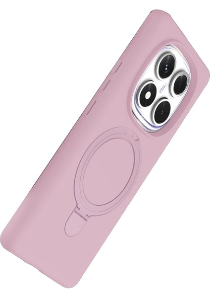 CPT05 Xiaomi Redmi Note 14 Pro 5g Regal Magsafe Standlı Kapak - Açık Pembe fırsatları
