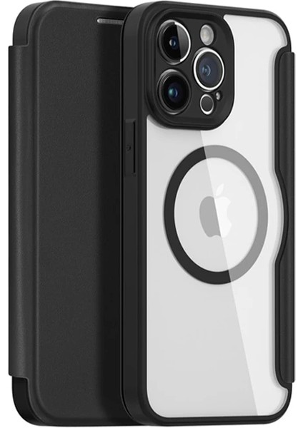 Dux Ducis iPhone 14 Pro 6.1 Kılıf Skin x Pro Series Magsafe Kapaklı Kılıf Folio CASE-(1903)