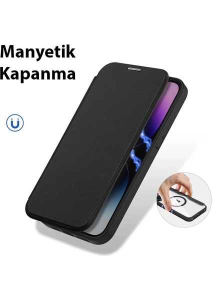 Dux Ducis iPhone 14 Pro 6.1 Kılıf Skin x Pro Series Magsafe Kapaklı Kılıf Folio CASE-(1903)