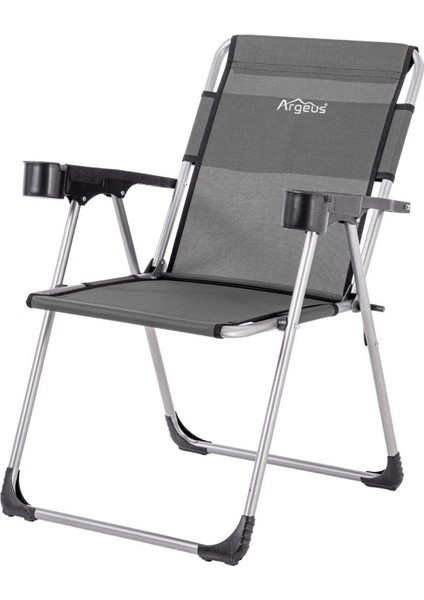 4 Adet Katlanır Kamp Sandalyesi ve Masa Seti - Rock - Antrasit - Bardaklıklı - 140 kg modelleri
