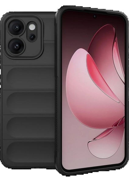 CPT05 Oppo Reno 14F Optimum Silikon - Siyah