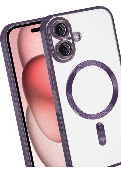 CPT05 Apple iPhone 17 Kross Magneticsafe Kapak - Mor modelleri