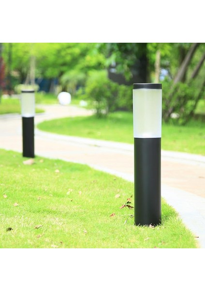 KBA768 Armatür 80 cm Bahçe Duvar , Çim , Yürüyüş Yolu Set Üstü Armatürü E27 Duylu Aplik Siyah indirimleri