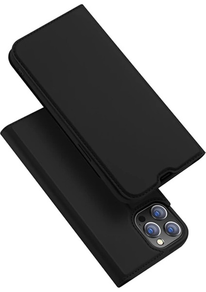 Dux Ducis iPhone 13 Pro Max 6.7inç Kılıf Kapaklı Flip Cover Kılıf Skinpro SERIES-(1903)