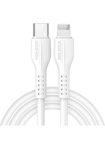 Dux Ducis Iphone 20W Hızlı Şarj Iphone 14 13- 1211 Şarj Kablosu 1METRE-(1903)
