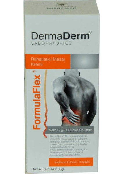 Formulaflex Okaliptüs Özlü Rahatlatıcı Masaj Kremi 100 gr fiyatları