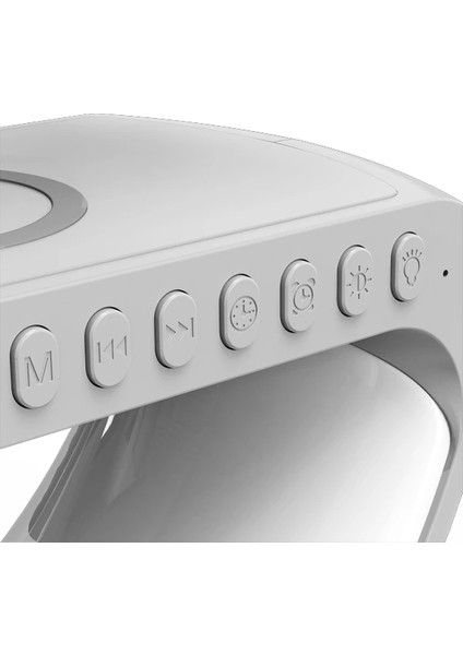 Ally 15W Kablosuz Şarj Standlı Bluetooth Hoparlör Rgb Gece LAMBASI-(1903) modelleri