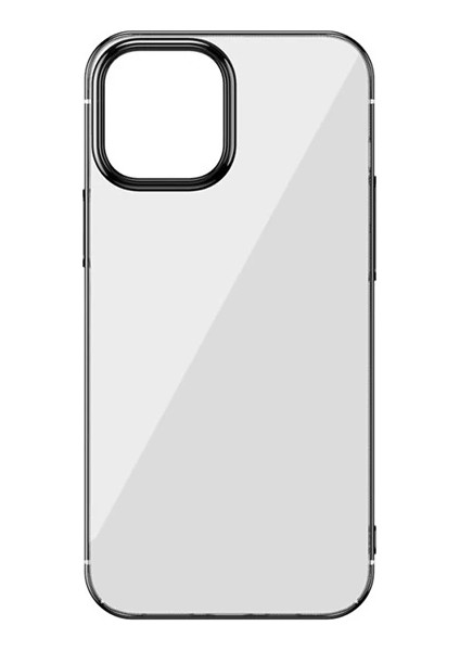 Baseus Glitter Iphone 12 Pro Max Şeffaf Lüx Silikon Kılıf Soft Tpu KILIF-(1903)