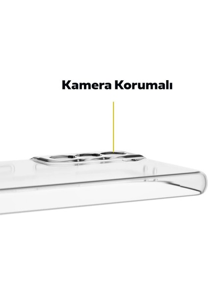 Gor Samsung Galaxy S21+ Plus Kılıf Kamera Korumalı Şeffaf Silikon KILIF-(1903) indirimleri