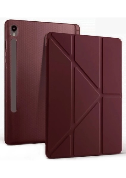 CPT05 Samsung Galaxy Tab S10 Fe Plus 13.1 Kalemlikli Mars Tablet Kılıfı - Mor