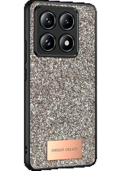 CPT05 Xiaomi Mi 14T Pro Bright Simli Kapak - Gold fiyatları