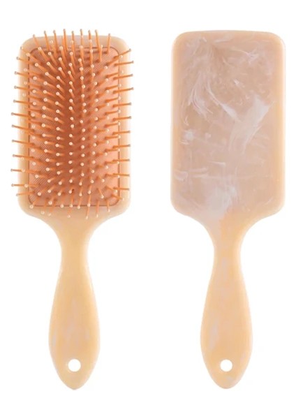 Ezere Mermer Desenli Saç Açma ve Tarama Fırçası Anti-Statik Saç FIRÇASI-(1903)