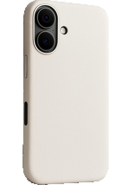 CPT05 iPhone 17 Wonder Deri Magsafe Kapak - Beyaz