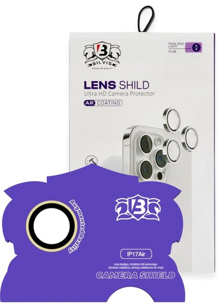 CPT05 Apple iPhone 17 Air Bilvis Titan Kamera Lens - Gold