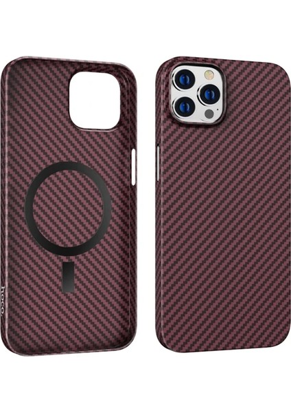 Hoco iPhone 14 Pro 6.1 Kılıf Manyetik Magsafeli Darbe Emici Telefon KILIFI-(1903)