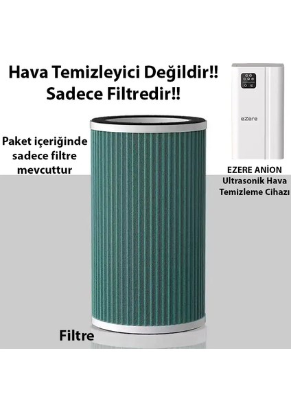 Ezere Anion Ultrasonik Hava Temizleyici Için Yedek FILTRE-(1903) fiyatları