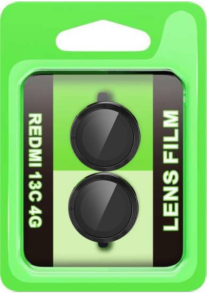 CPT05 Xiaomi Redmi 13C Raze Metal Kamera Lens - Siyah