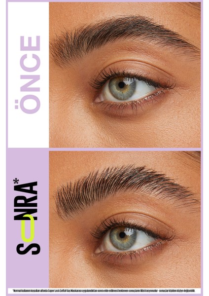 Super Lock Brow Glue Kaş Sabitleyici Maskara + Garnier Micellar Kusursuz Makyaj Temizleme Suyu 200 ml L + Makyaj Pamuğu Hediyeli indirimleri