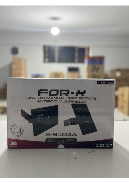 X-9104A 4/64 Android Oto Teyp 10.1 Döner Ekran