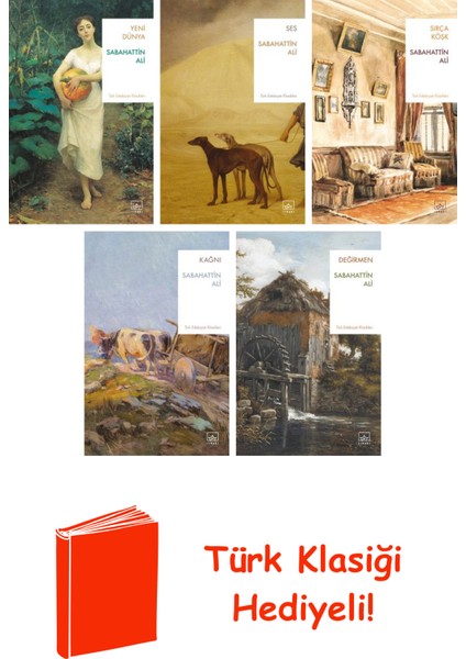 Sabahattin Ali 5 Kitap Seti + Türk Klasiği Hediye