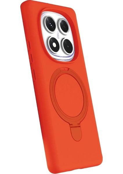 CPT05 Xiaomi Redmi Note 14 Pro 4g Regal Magsafe Standlı Kapak - Turuncu fiyatları