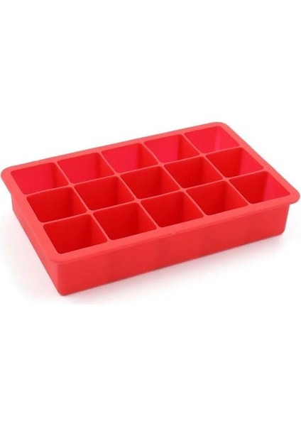 Kare Buz Kalıbı, 15 Bölmeli Çok Amaçlı Buz Küpü Kalıbı, Kolay Serbest Bırakma Özelliği, Kahve ve Ev Yapımı Içecekler Için Ideal Dondurucu Kalıpları (2) indirimleri