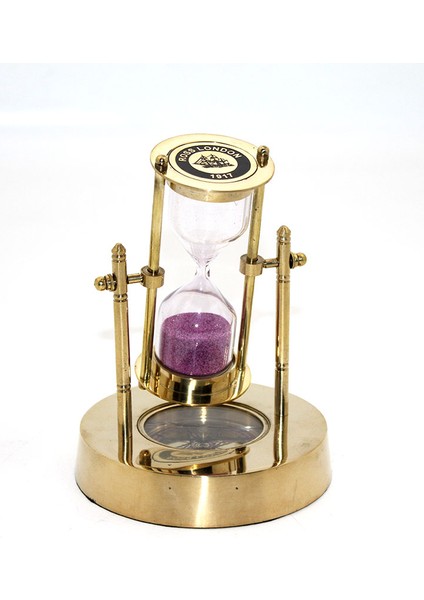 Seri A Kum Saati Pusulalı Pirinç