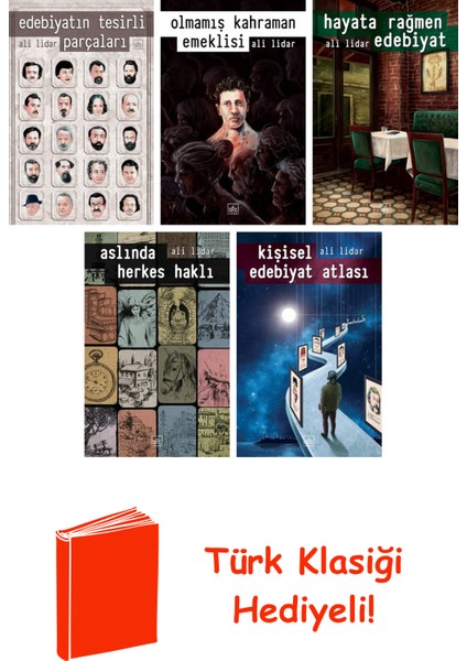 Ali Lidar 5 Kitap Seti + Türk Klasiği Hediye