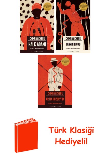 Chinua Achebe 3 Kitap Seti + Türk Klasiği Hediye