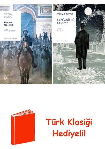Stefan Zweig 2 Kitap Seti + Türk Klasiği Hediye