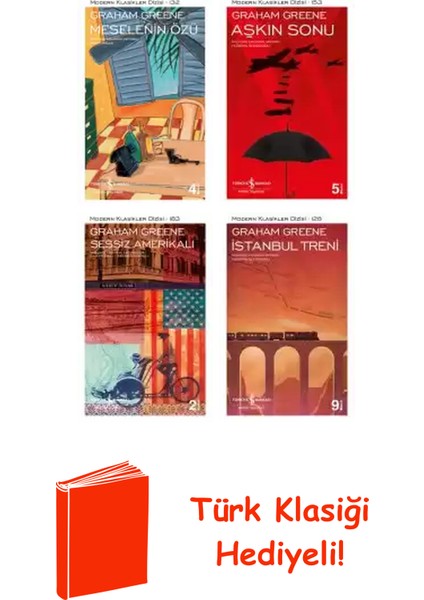 Graham Greene 4 Kitap Seti + Türk Klasiği Hediye