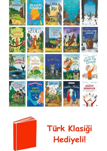 Julia Donaldson 20 Kitap Seti + Türk Klasiği Hediye