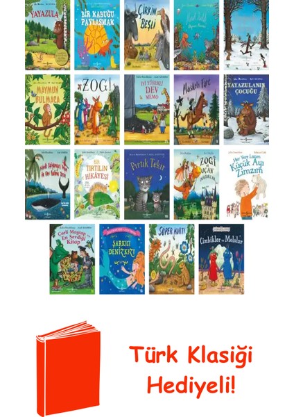 Julia Donaldson 19 Kitap Seti + Türk Klasiği Hediye
