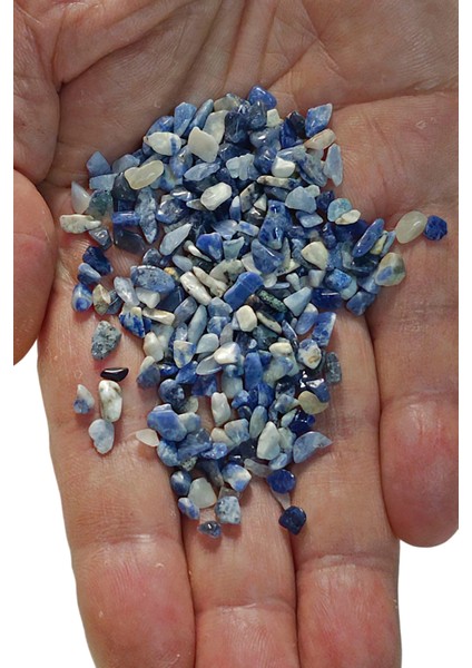 50 Gram Minik Sodalit Taşı Kırıktaş Deliksiz Parçalar 543-2
