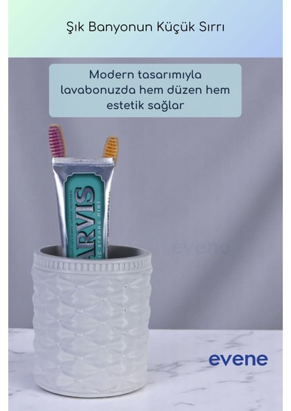 Diş Fırçalığı Diş Fırçalık Diş Fırçası Standı Diş Fırçası Tutucu Beyaz Renk Model 85 fiyatları