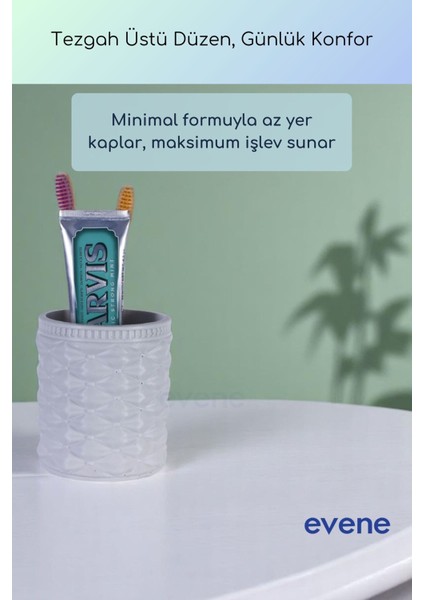 Diş Fırçalığı Diş Fırçalık Diş Fırçası Standı Diş Fırçası Tutucu Beyaz Renk Model 85 fırsatları