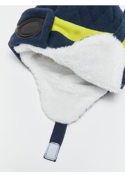 Yeni Sezon Etiket Baskılı Erkek Çocuk Kar Şapkası modelleri