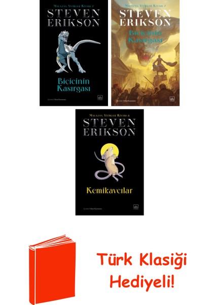 Steven Erikson 3 Kitap Seti + Türk Klasiği Hediye