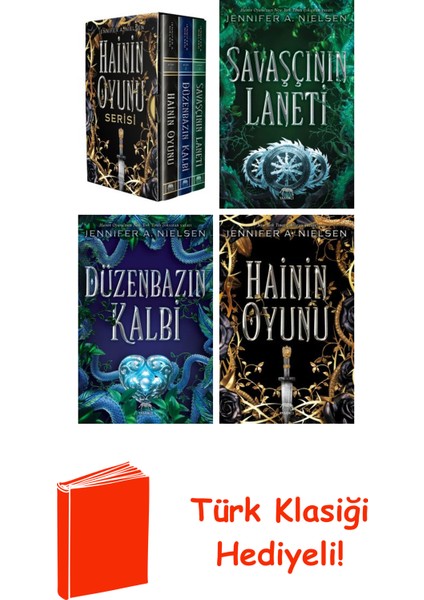 Jennifer A. Nielsen 4 Kitap Seti + Türk Klasiği Hediye