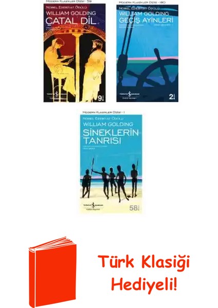 William Golding 3 Kitap Seti + Türk Klasiği Hediye
