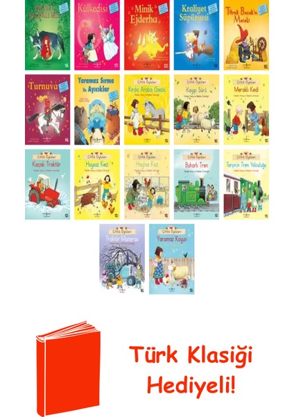 Heather Amery 17 Kitap Seti + Türk Klasiği Hediye