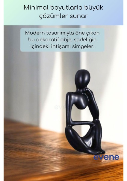 Dekoratif Obje Biblo Ev Dekorasyon Heykel Salon Masa Üstü Süs Eşyası Gümüş Eskitme Model 53 fırsatları