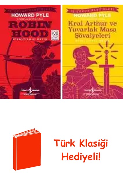 Howard Pyle 2 Kitap Seti + Türk Klasiği Hediye